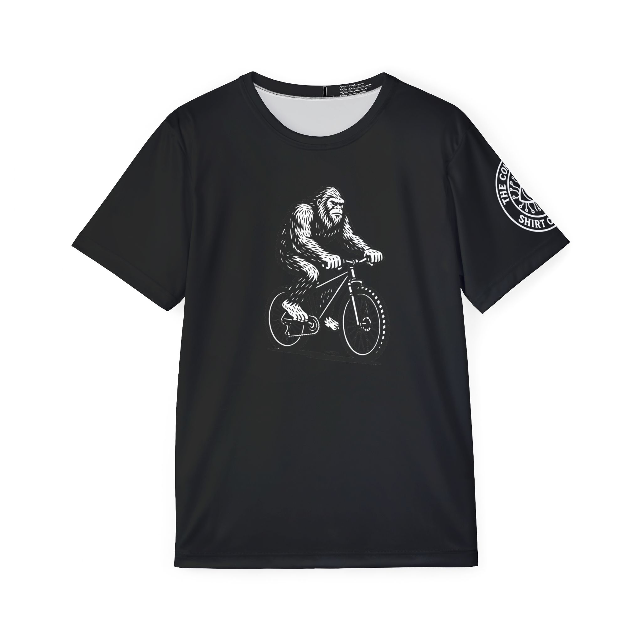 Bigfoot Mountain Biker – Moisture-Wicking Jersey (Black)
